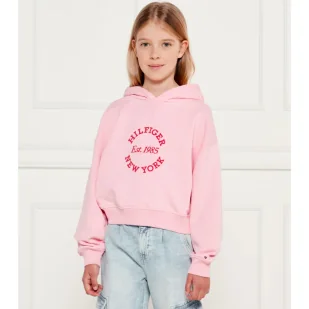 Tommy Hilfiger Bluza Regular Fit - Bluzy dla dziewczynek - miniaturka - grafika 1