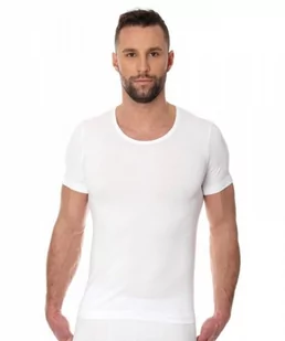 Brubeck SS 00990A biała koszulka męska - Koszulki męskie - miniaturka - grafika 1