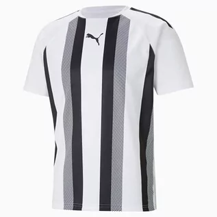 Koszulki męskie - Puma Koszulka męska Teamliga Striped Jersey White Black XXL 704920 - grafika 1