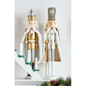 Ozdoby bożonarodzeniowe - Figurka drewniana dziadek do orzechów 50 cm - miniaturka - grafika 1