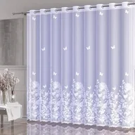Firany - Firanka żakardowa gotowa martina na przelotkach 500x250 cm biała - 250 cm 500 cm - miniaturka - grafika 1