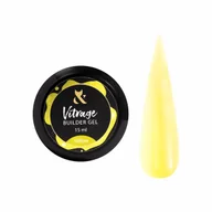 Żele do paznokci - Vitrage Builder Gel Yellow 15 ml - miniaturka - grafika 1