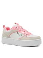 Buty dla dziewczynek - Skechers Sneakersy COURT HIGH 310194L WCRL Biały - miniaturka - grafika 1