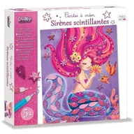 Zabawki kreatywne - Zestaw kreatywny Brokatowe Syreny, Crea Lign - miniaturka - grafika 1