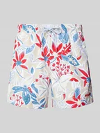 Kąpielówki męskie - Spodenki kąpielowe o kroju relaxed fit z nadrukiem z logo model ‘CALALA’ - miniaturka - grafika 1