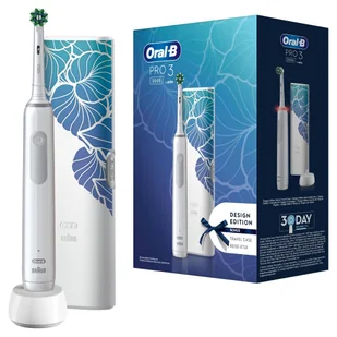 Oral-B Pro 3 3500 White Floral Design Edition - Szczoteczki elektryczne - miniaturka - grafika 1