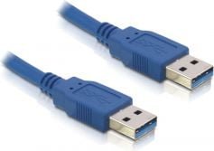 Kabel USB Delock USB-A - USB-A 0.5 m Niebieski 83121
