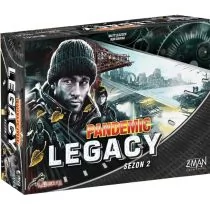 Lacerta Pandemic Legacy Pandemia Sezon 2 Edycja czarna - Gry planszowe - miniaturka - grafika 1