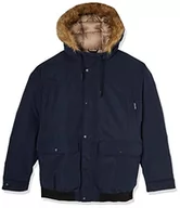 Kurtki męskie - JACK&JONES PLUS Jjwinner Bomber Ps kurtka męska, granatowy blezer, 4XL - miniaturka - grafika 1