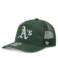 Czapki damskie - Czapka z daszkiem 47 Brand MLB Oakland Athletics Mesh '47 HITCH B-MSHTC18GWP Zielony - miniaturka - grafika 1
