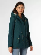 Kurtki damskie - Ragwear - Parka damska  Monadis, niebieski|zielony - miniaturka - grafika 1