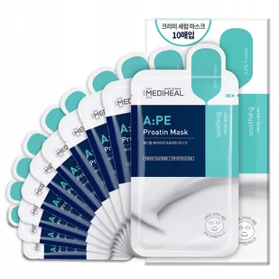 Mediheal A:PE Proatin Mask 10 szt ! Szybka dostawa! Atrakcyjne raty! Dostawa w 2h Warszawa Poznań Łódź 8809470120988 - Maseczki do twarzy - miniaturka - grafika 1