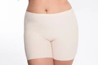Komplety bielizny - Bermudy damskie bezszwowe wygłądzające COMFORT Julimex naturalne  XXL - miniaturka - grafika 1