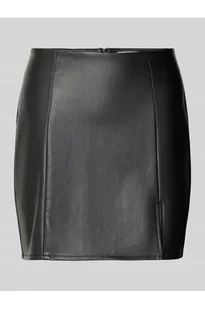 Spódnica mini z imitacji skóry z rozcięciem model LENI - Only - Spódnice Spódnica mini z imitacji skóry z rozcięciem model LENI - Only - Spódnice - miniaturka - grafika 1