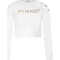 Bluzy dla dziewczynek - Pinko UP Bluza | Cropped Fit | stretch - miniaturka - grafika 1