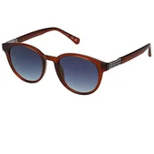 Okulary przeciwsłoneczne - GU00040 okulary przeciwsłoneczne, Błyszczący jasnobrązowy/niebieski gradientowy, 51 - miniaturka - grafika 1