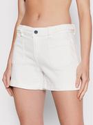 Spodenki damskie - Morgan Szorty jeansowe 221-SHEVEN Biały Regular Fit - miniaturka - grafika 1