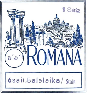 Romana Balalaika Struny Prim Zestaw 6-strunowy - Struny gitarowe  - miniaturka - grafika 1