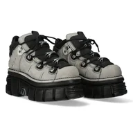 Półbuty męskie - buty NEW ROCK ALASKA PERLA, NOBUCK NEGRO, TOWER NEGRO E14 + LATERAL [M-106-C96]-37 - miniaturka - grafika 1