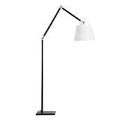 Lampy stojące - Regulowana lampa podłogowa a Zyta AZ4193+AZ2605 Azzardo do salonu czarny biały - miniaturka - grafika 1