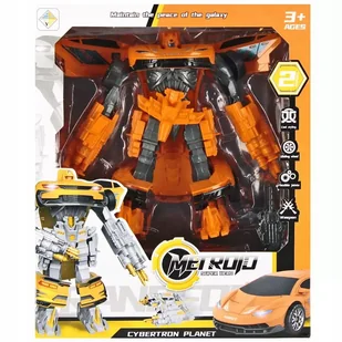ROBOT FUNKCYJNY TRANSFORMUJĄCY 2W1 SAMOCHÓD DWA KOLORY - Figurki dla dzieci - miniaturka - grafika 1