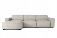 Narożniki - Sofa modułowa w kształcie L California narożnik tkanina Luna beżowy lewy - miniaturka - grafika 1