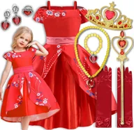 Stroje karnawałowe - Strój Sukienka Przebranie Elena Z Avaloru 146/152 Zestaw - miniaturka - grafika 1