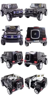 Mercedes Benz EQG Na Akumulator Czarny/jj2088 - Pojazdy elektryczne dla dzieci - miniaturka - grafika 9