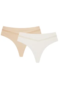 Stringi Henderson Fleda 43670 2-pak nude/coffe - Majtki damskie - miniaturka - grafika 1