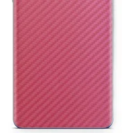 Akcesoria do tabletów i e-booków - Folia naklejka skórka strukturalna na TYŁ do Apple iPad Air 2022 -  Carbon Różowy - apgo SKINS - miniaturka - grafika 1