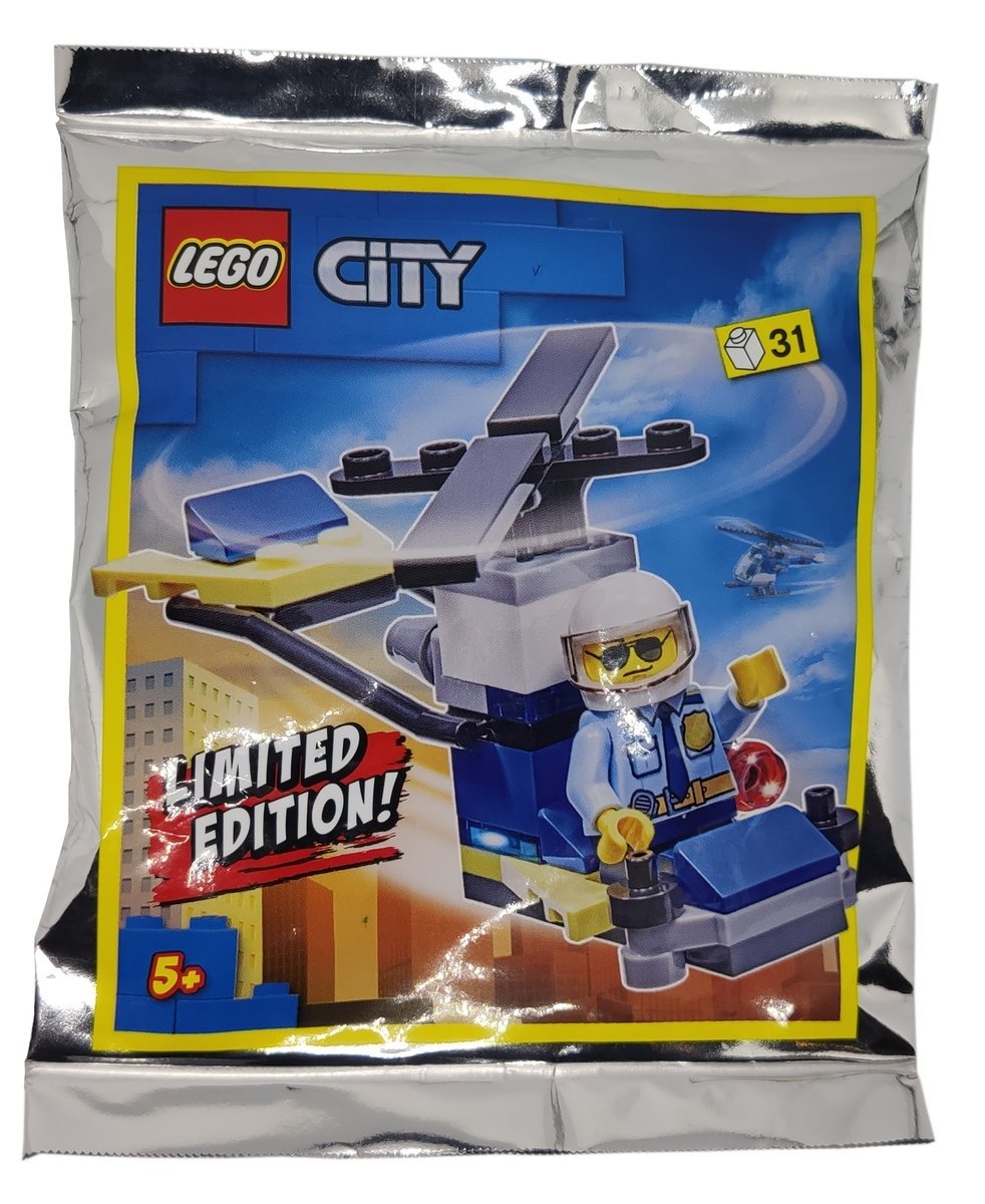 LEGO City Zestaw - Policeman and Helicopter 952101 polybag klocki