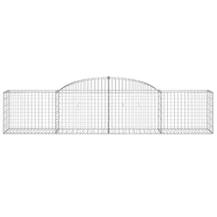 vidaXL Kosze gabionowe, 25 szt, 300x50x60/80 cm, galwanizowane żelazo - Ogrodzenia - miniaturka - grafika 5