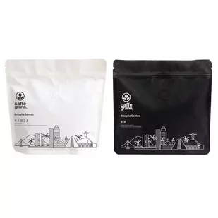 Santos CAFFE GRANO Zestaw kaw ziarnistych Caffe Grano 2x250g 5904405356050 - Kawa - miniaturka - grafika 1
