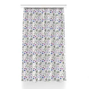 Zasłona na taśmę do sypialni 150x240 Kwiaty z łąki, Fabricsy - Zasłony - miniaturka - grafika 1