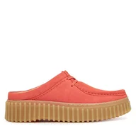 Klapki i japonki damskie - Klapki Clarks Torhill Mule 26181194 Koralowy - miniaturka - grafika 1