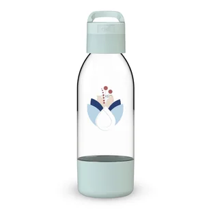 Pushair Butelka Do Saturatora Dafi Z Uchwytem 0,5 Miętowa Kwiaty - Akcesoria i części AGD - miniaturka - grafika 1