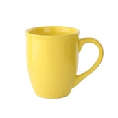 Kubki - Kubek porcelitowy 330 ml żółty - miniaturka - grafika 1