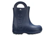 Kalosze damskie - Crocs, Kalosze dziecięce, Handle Rain Boot Kids, granatowy, rozmiar 29/30 - miniaturka - grafika 1