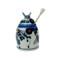 Pojemniki kuchenne - Ceramiczny pojemnik na miód Ceramika Bolesławiec - miniaturka - grafika 1