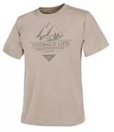 Odzież taktyczna i umundurowanie - T-Shirt Helikon-Tex Outback Life - Beżowa - miniaturka - grafika 1