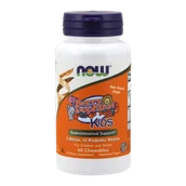 Suplementy naturalne - Now Foods Berry Dophilus KIDS 60 tabl. do ssania TT000722 - miniaturka - grafika 1