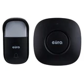 Systemy inteligentnych domów - Dzwonek bezprzewodowy EURA WDP-52A3 Czarny - miniaturka - grafika 1