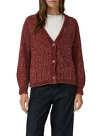 Swetry damskie - s.Oliver Kardigan w kolorze bordowym - miniaturka - grafika 1