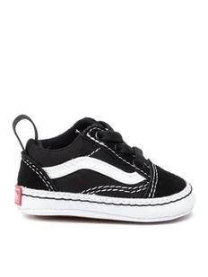 Vans Tenisówki Old Skool Crib VN0A3U8K6BT1 Czarny - Buty dla dziewczynek - miniaturka - grafika 1