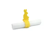 Dekoracja stołu - Serwetnik ze wzorem świątecznym - Zajączek Wielkanocny - 21 cm - 1 szt. - miniaturka - grafika 1