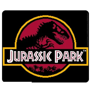 Podkładka Pod Mysz Jurassic Park Jurajski - Pixel Logo - Podkładki pod mysz - miniaturka - grafika 1