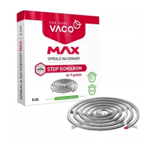 Vaco Spirale na komary MAX 6 szt - Zwalczanie i odstraszanie szkodników - miniaturka - grafika 1