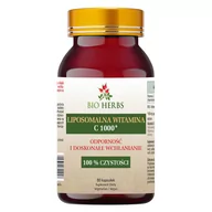Przeziębienie i grypa - Bio Herbs, Liposomalna Witamina C 1000 Odporność I Doskonałe Wchłanianie, 80 kaps. - miniaturka - grafika 1
