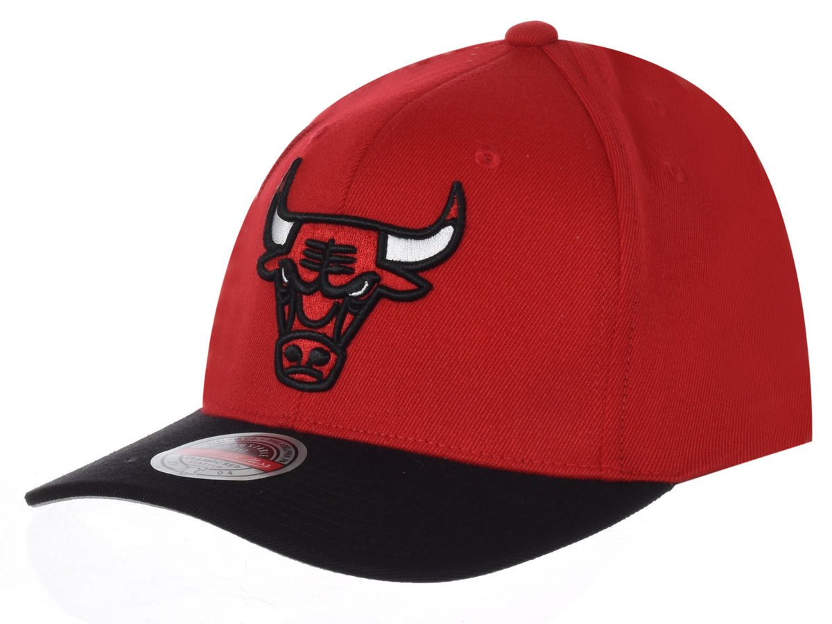 Czapka z daszkiem Mitchell & Ness - NBA Team Tone 2.0 Stretch Snapback NBA Chicago Bulls - HHSS3265-CBUYYPPRDBK-Uniwersalny