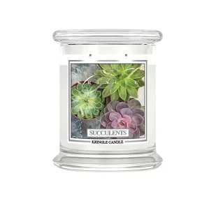 Kringle Candle Medium Jar Succulents - świeca zapachowa 411 g - Świece - miniaturka - grafika 1